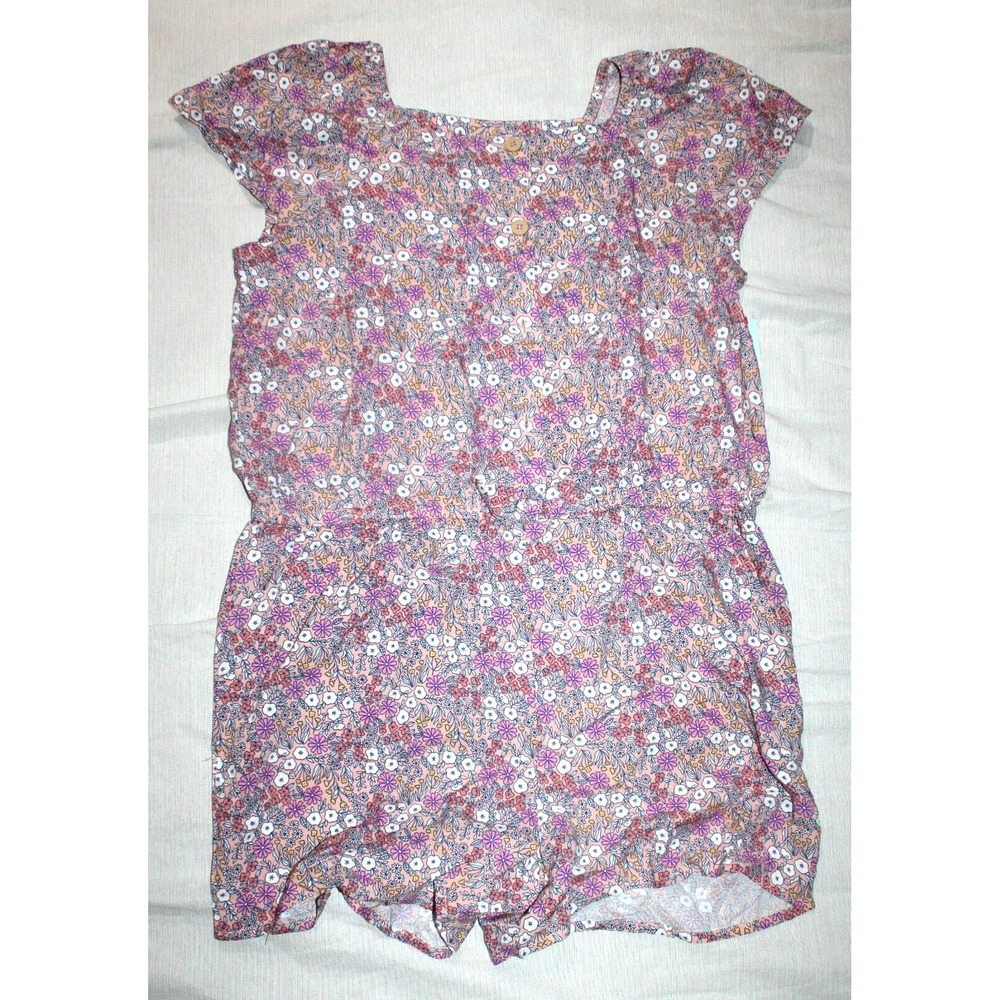 Cat & Jack Girl's Floral Romper One Piece sz Large XXL (18 Plus) New